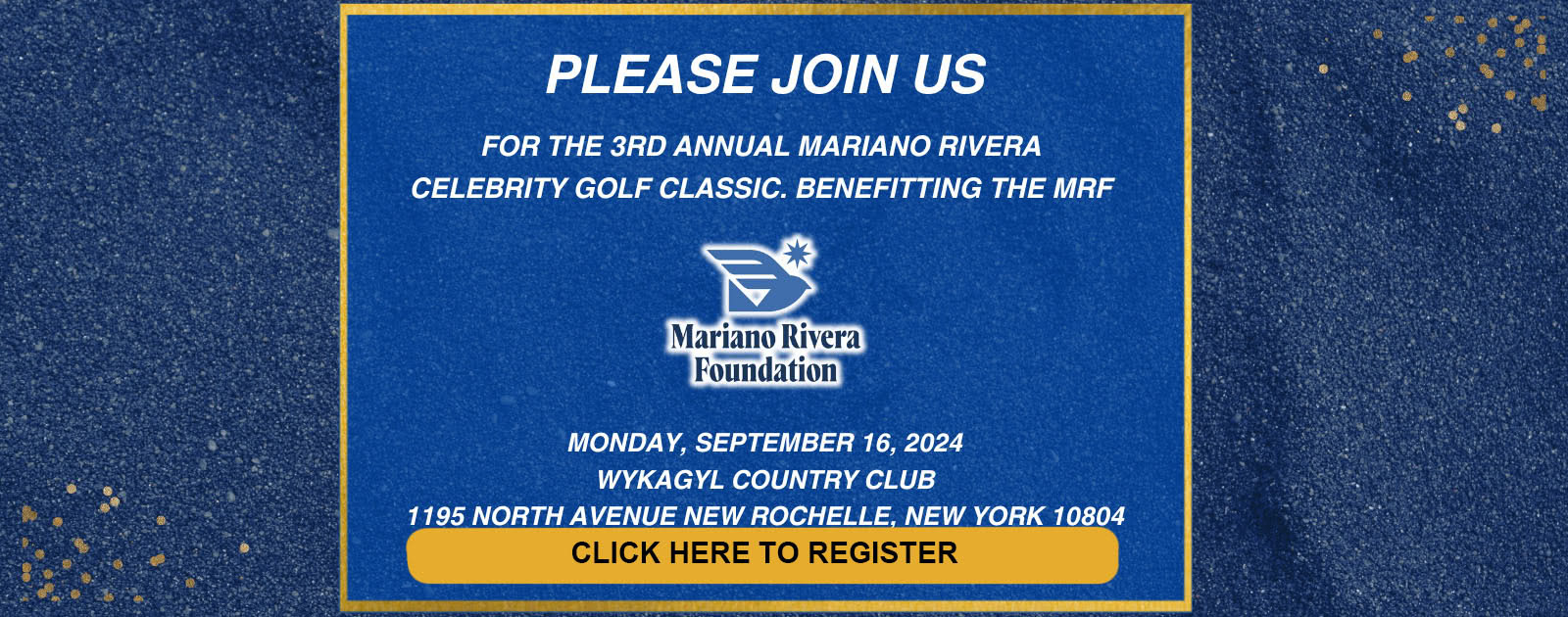 Golf event details