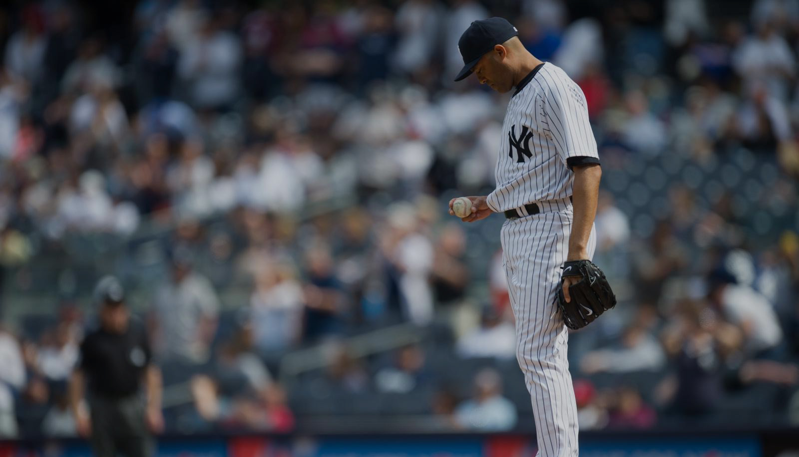 Mariano Rivera on the field